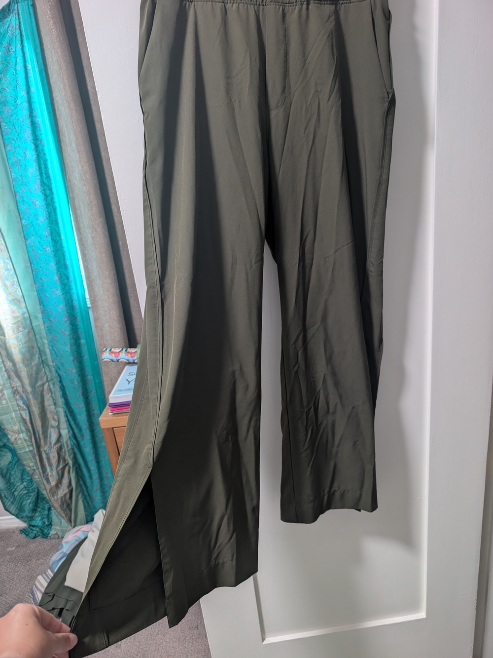 High-Waisted StretchTech Wide-Leg Pants - Picture 3 of 7